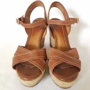 clarks women's amelia air espadrille platform wedges